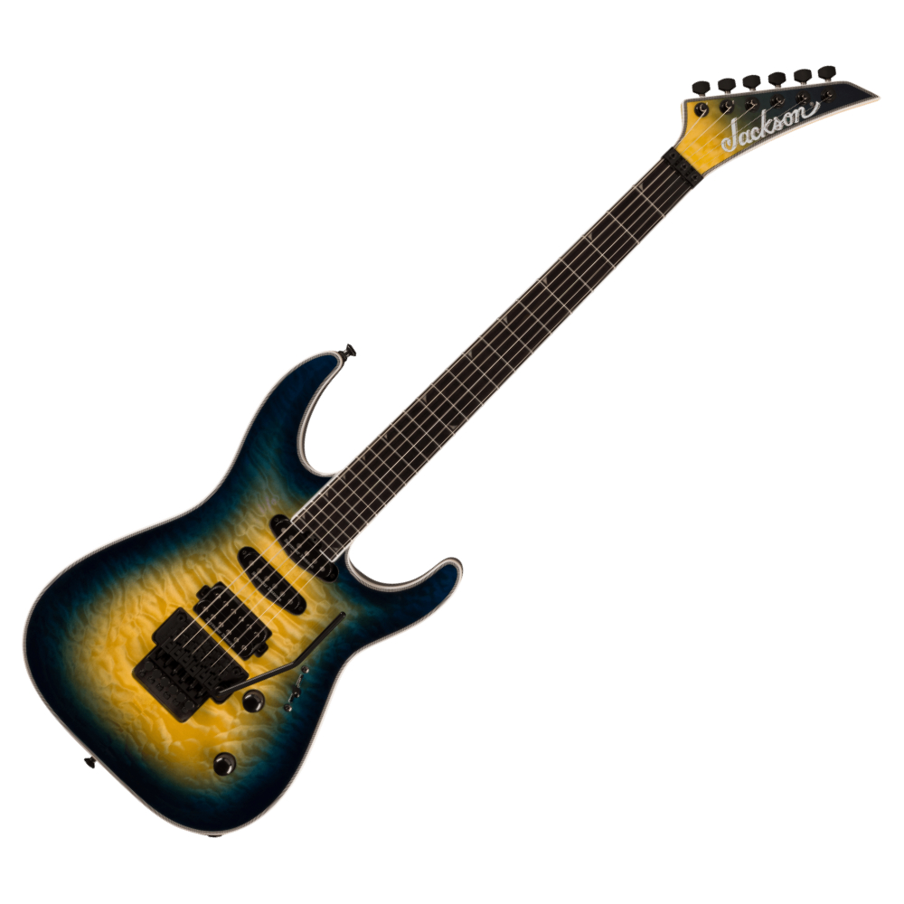 Jackson ジャクソン Pro Plus Series Soloist SLA3Q Amber Blue Burst