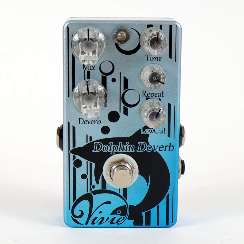 中古】ディレイ リバーブ Vivie Dolphin Deverb ギターエフェクター
