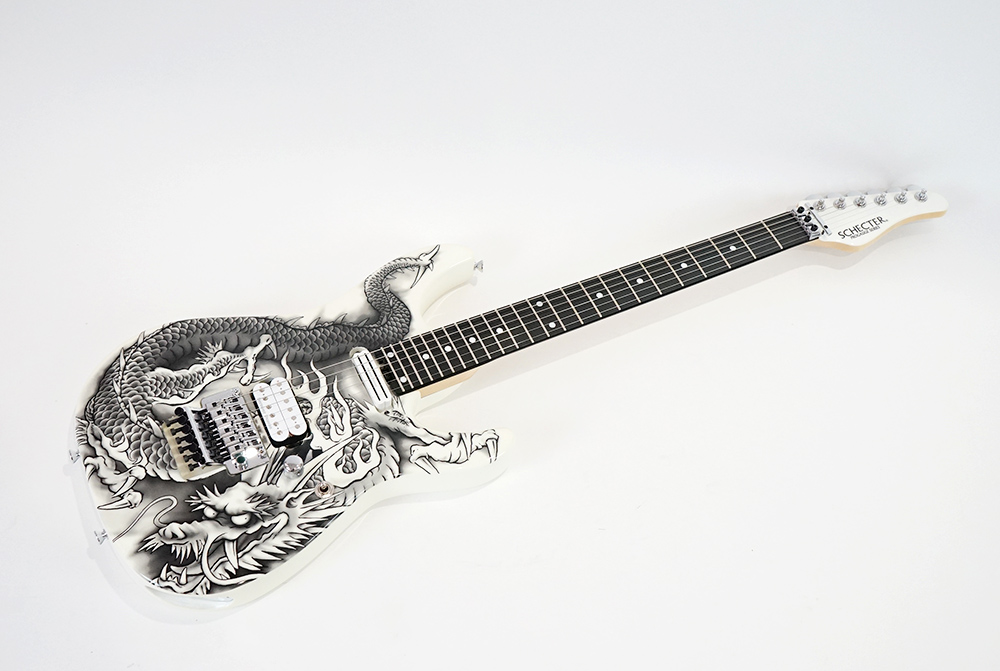 SCHECTER PA-ZK-T6 WHT/Original Dragon Graphic 小林信一モデル