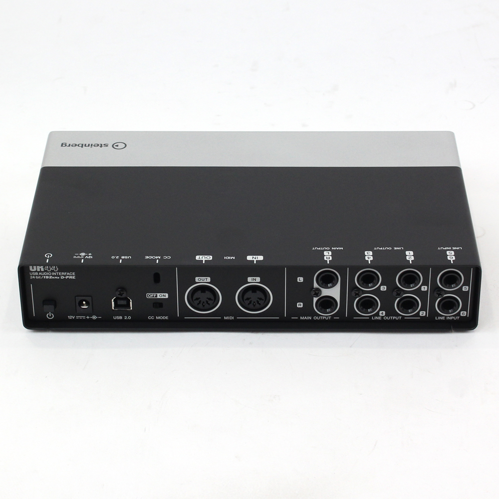Steinberg UR44 6×4 USBオーディオインターフェース(24-bit/192kHz対応