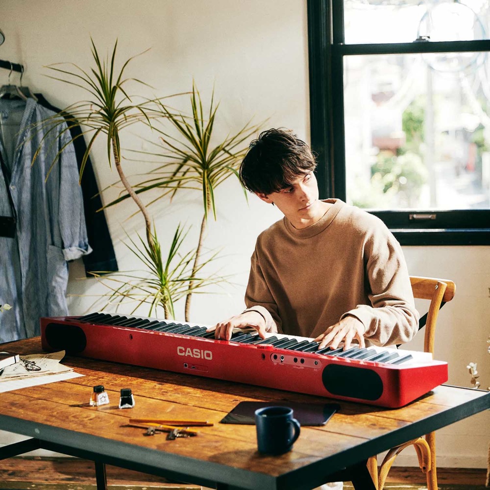 カシオ CASIO Privia PX-S1100 RD 電子ピアノ スタンド マット 3点