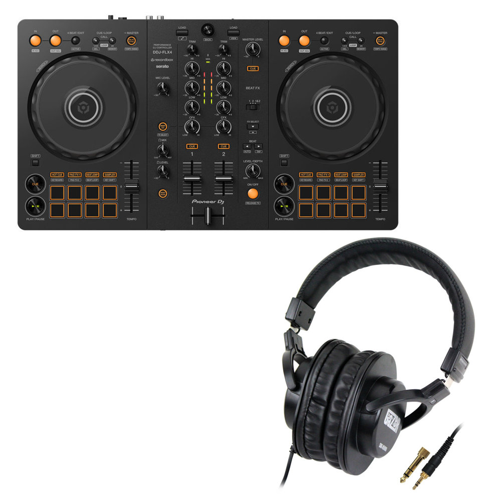 Pioneer DJ DDJ-FLX4 ヘッドホン付きセット DJコントローラー