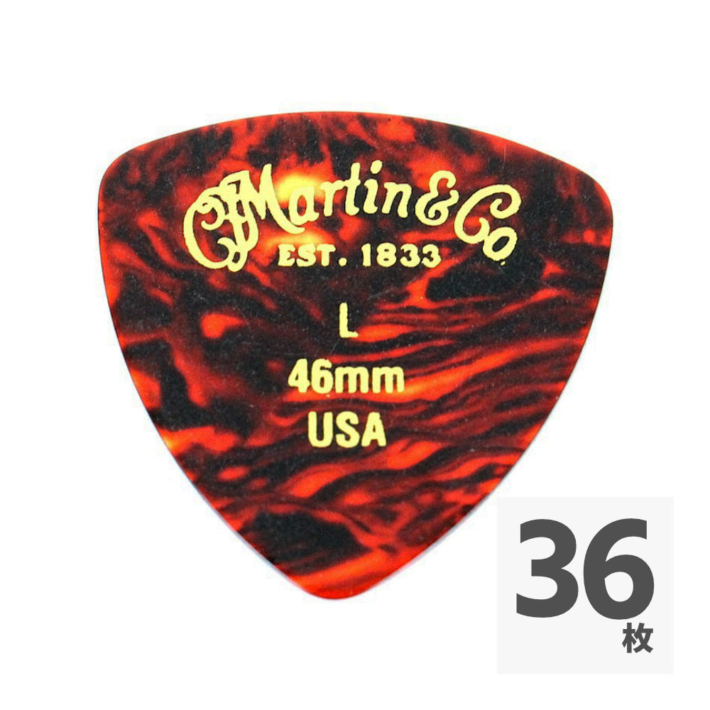 MARTIN Triangle Light 0.46 ギターピック トライアングル型 Thin 12枚