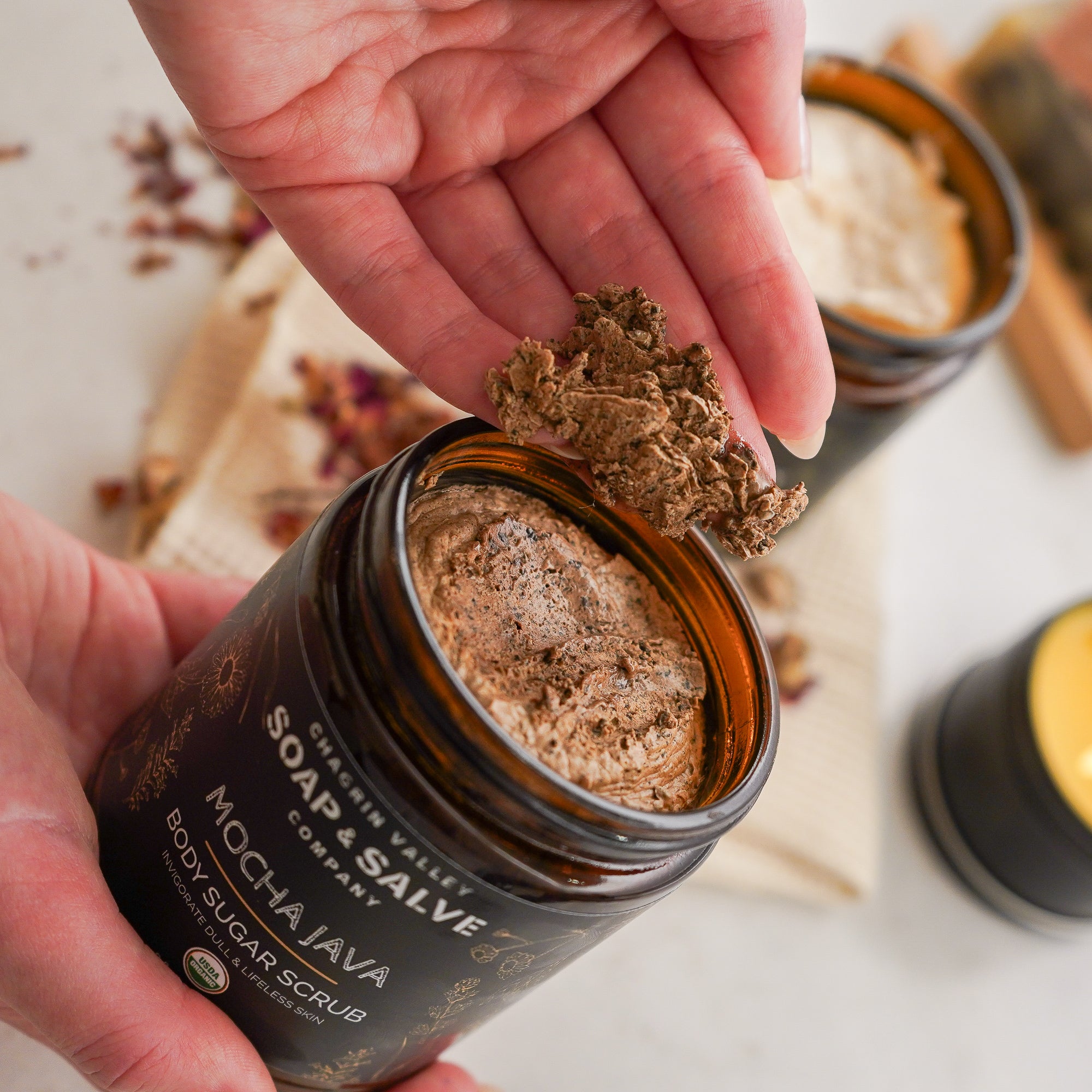 Body Sugar Scrub: Mocha Java – Chagrin Valley Soap & Salve