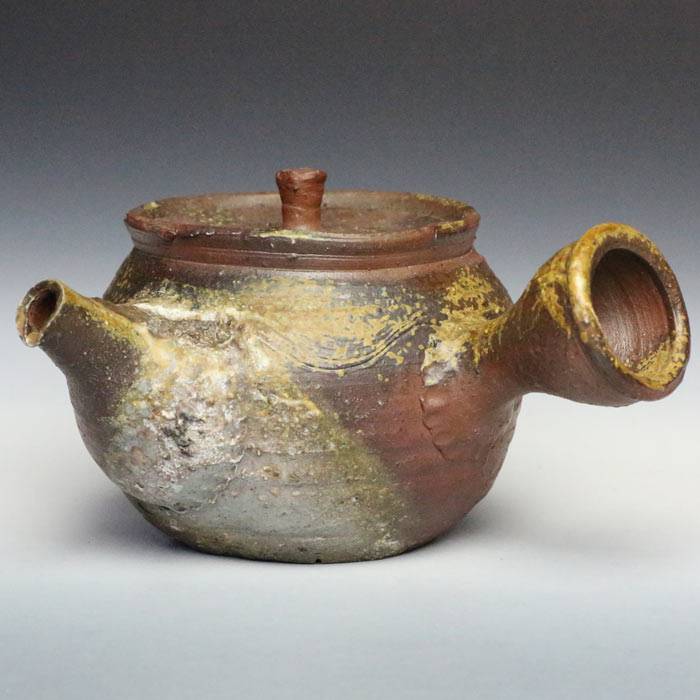 森本良信 備前急須 穴窯焼成煎茶器 備前焼 満容量350ml