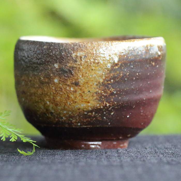 金重晃介 備前ぐい吞み 酒呑 薪窯焼成酒器 備前焼ぐいのみ