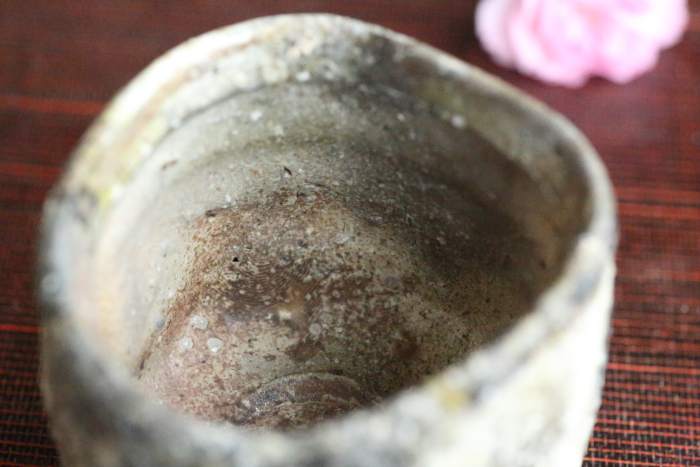 谷本貴 ぐい吞み 伊賀焼 焼締め酒盃 穴窯焼成酒器 桐箱 ぐいのみ