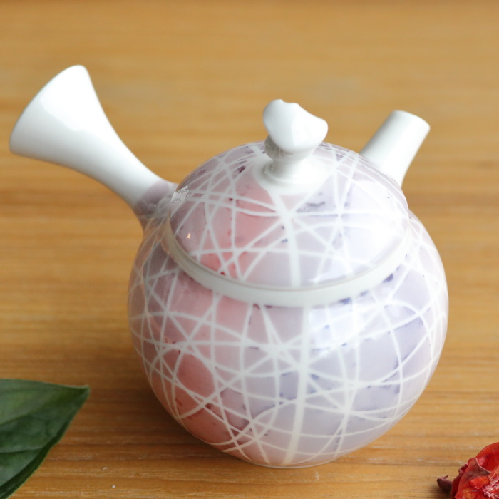 一ツ松綾乃 グラデーション急須 満容量170ml 常滑焼白磁急須