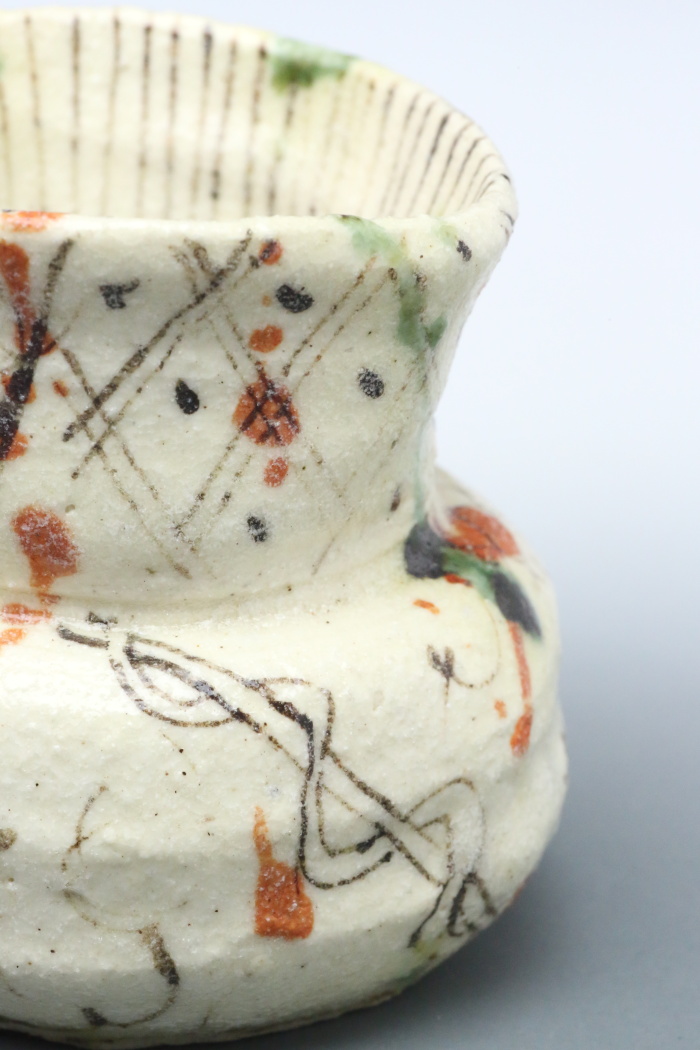 鈴木五郎 弥七田ぐい吞み 作家もの瀬戸焼酒器 酒呑 酒杯 共箱