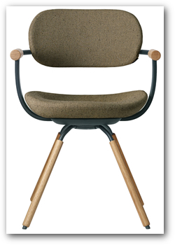 イトーキ バーテブラ03（vertebra03） 4本回転脚 木タイプ KG-877CD-G1