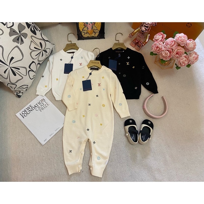 LVルイヴィトン ベビーキッズ子供服 秋冬用 ハイブランド男の子 女の子