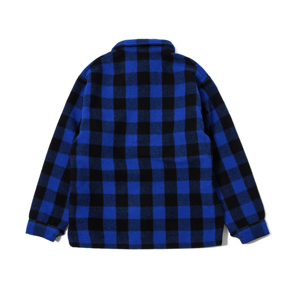 MASSES - × PORKCHOP / WOOL JACKET P - Blue × Black / バッファロー