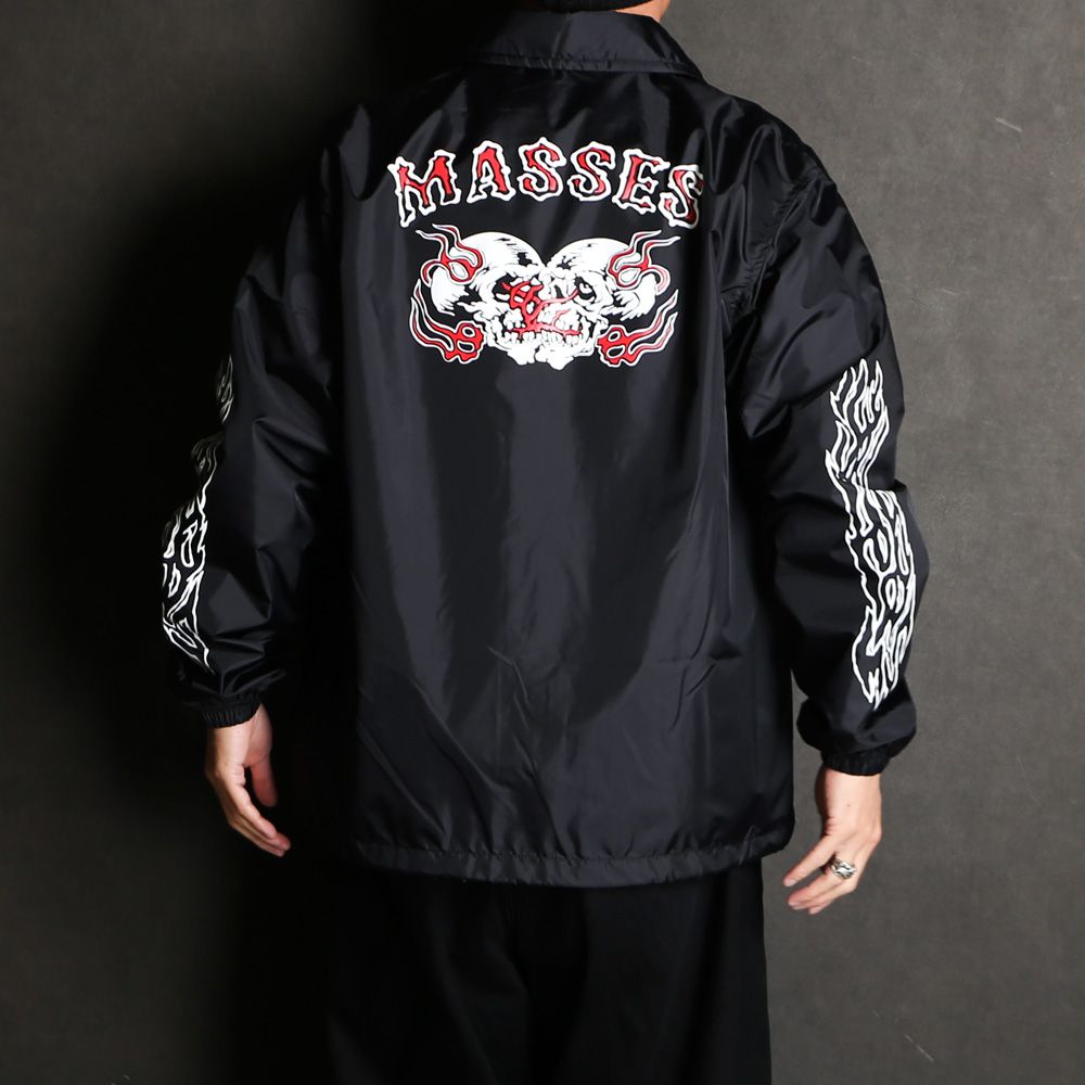 MASSES - NYLON JKT TWIN SKULL / コーチジャケット / 1241007