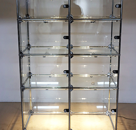 USM Haller】USMハラー 2列4段 キャビネット/コレクションケース