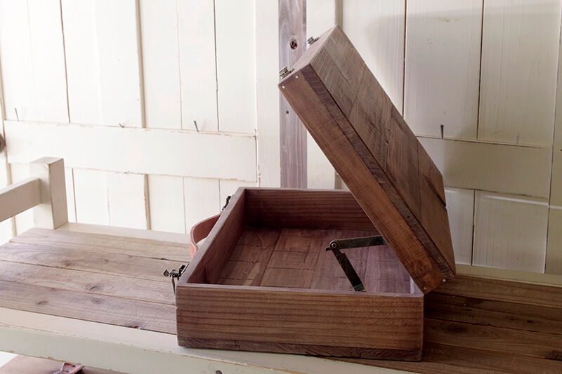 ディスプレイトランクボックス｜アンティークスタイル収納木箱｜通販