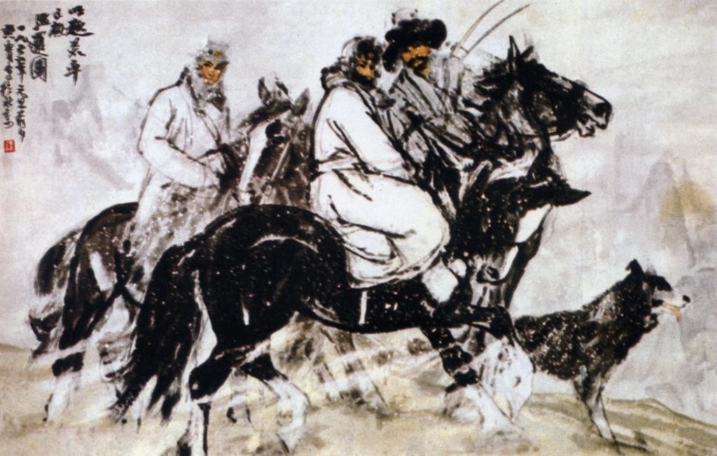 黄冑書画作品_旅情中国