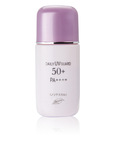 お肌に優しい日やけ止め - デイリーUVガード50+│クロロフイル：日やけ止め