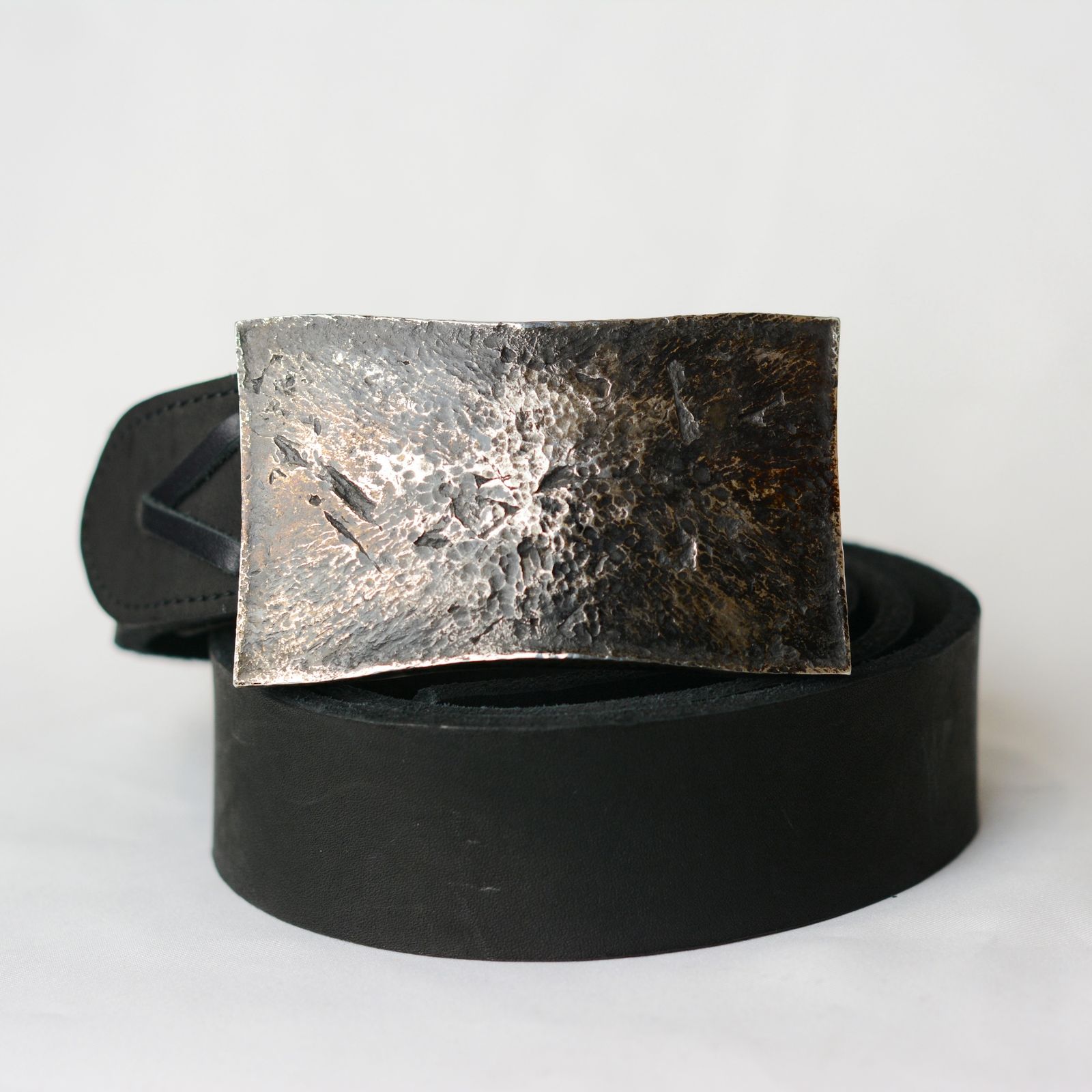 ISAMU KATAYAMA BACKLASH - × JUNUEZONO 40MM BUCKLE BELT （シルバー