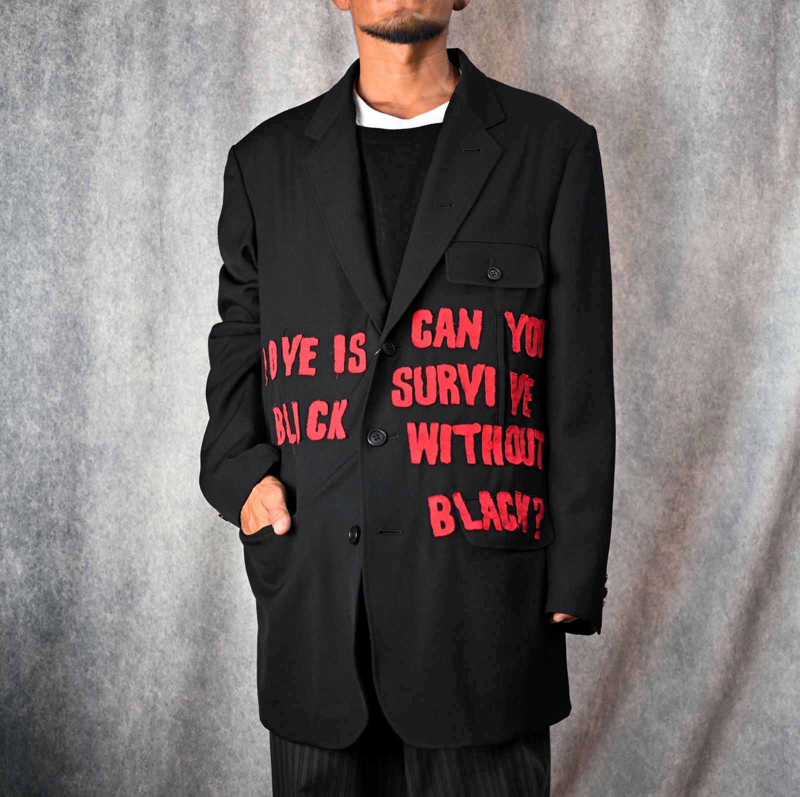 yohji yamamoto - 5 POCKET 3BS JKT （BLACK） / テーラード