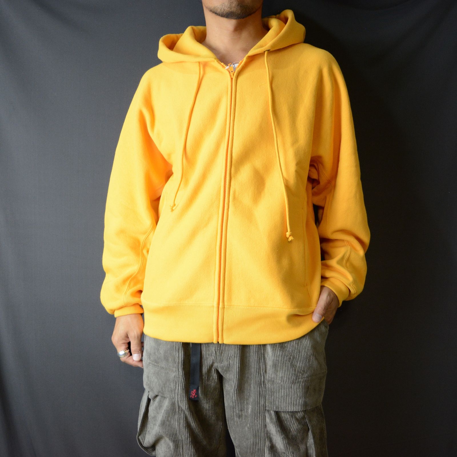 N.HOOLYWOOD - Champion ZIP UP HOODIE （MUSTARD） / チャンピオン