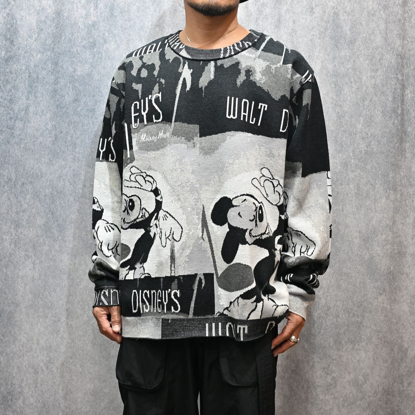 Porter Classic - DISNEY VP / PC KNIT COLLECTION CREWNECK (MICKY