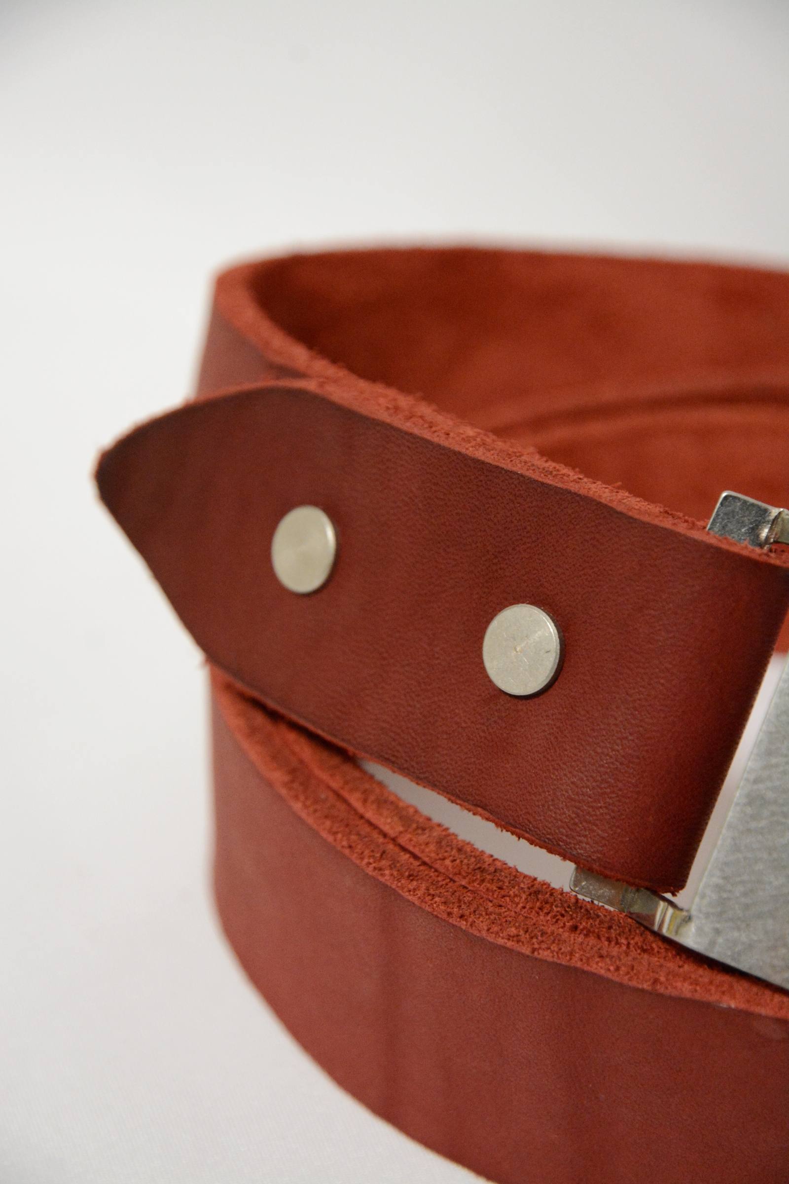 ISAMU KATAYAMA BACKLASH - ジャパンステアーレザー 製品染めバックル