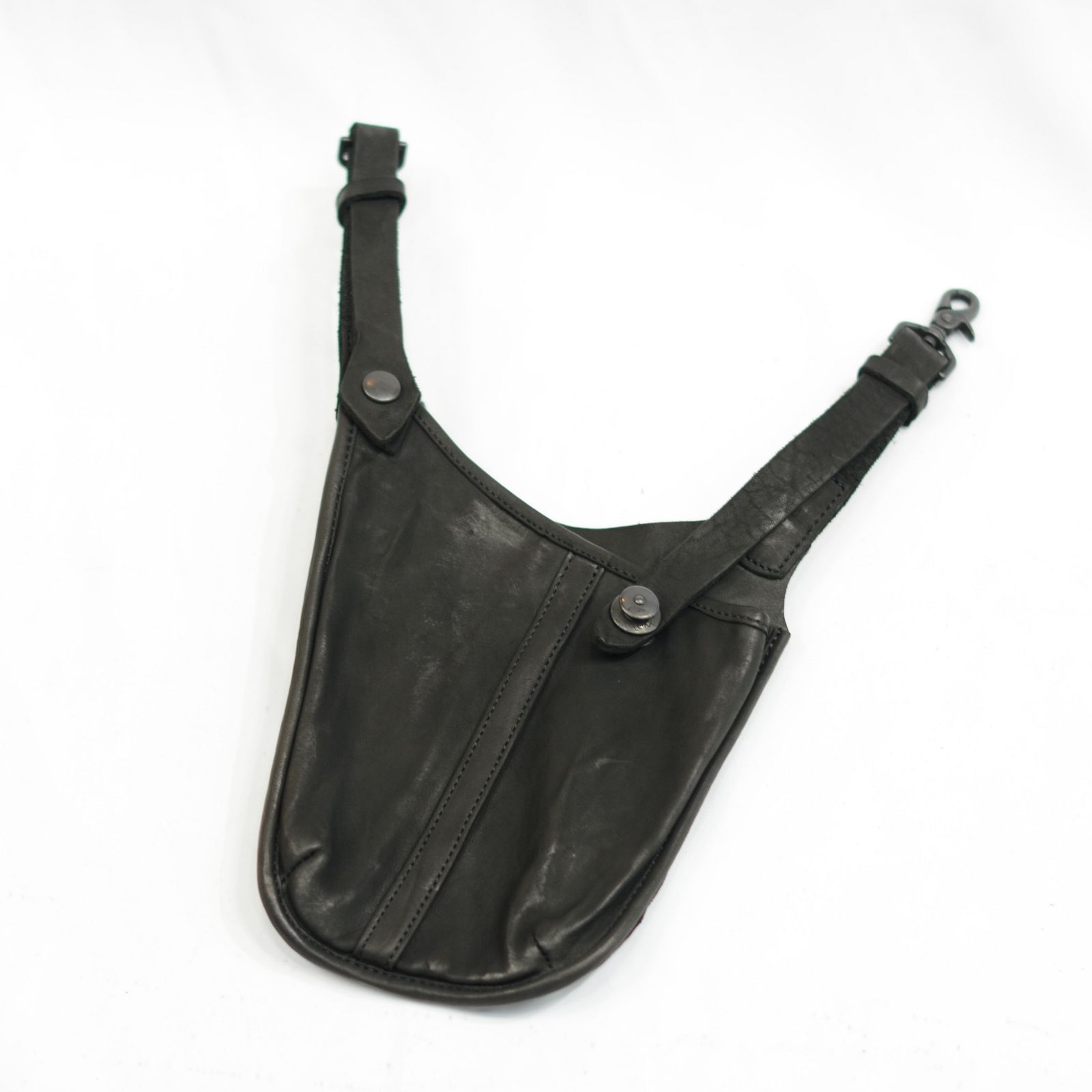 ISAMU KATAYAMA BACKLASH - ダブルショルダーレザー製品染め ウエスト