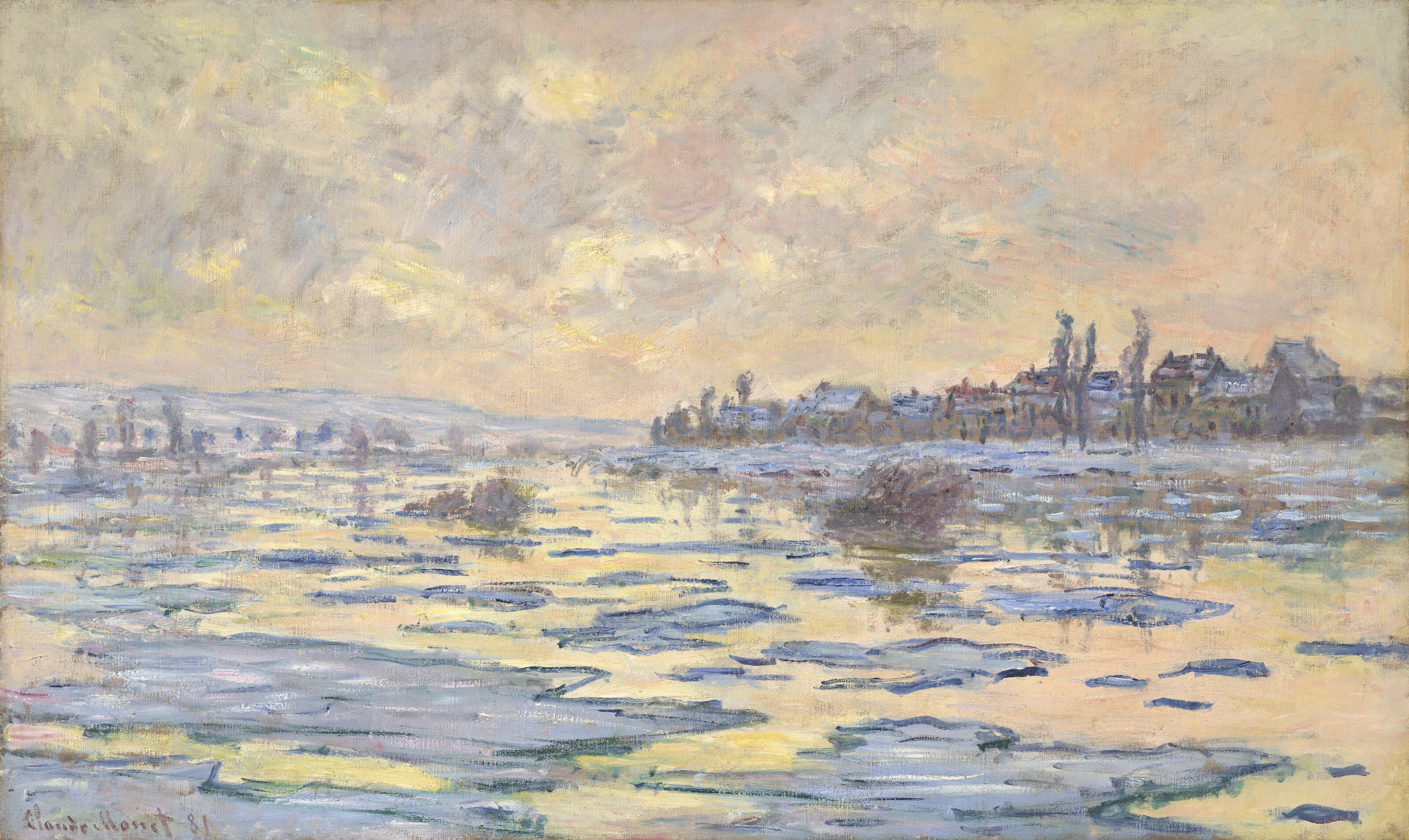 CLAUDE MONET (1840-1926), La Seine à Lavacourt, débâcle | Christie's
