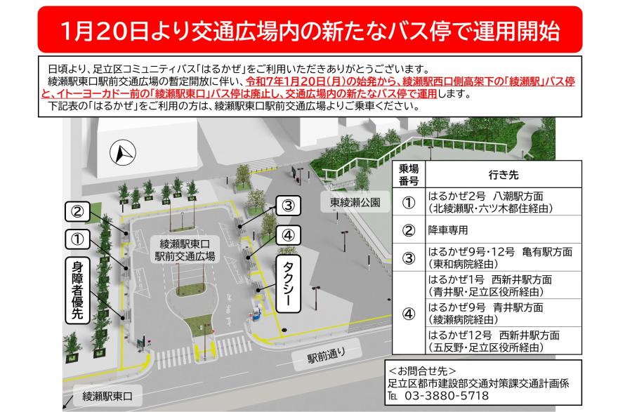 はるかぜ1号（西新井・綾瀬線）｜足立区