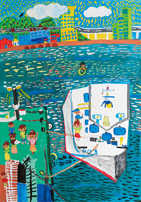 弥生の里児童画大賞展作品集（第26回（平成29年度））｜春日市