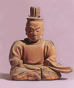 鹿忍神社 男神坐像（伝菅原道真像） - 瀬戸内市公式ホームページ