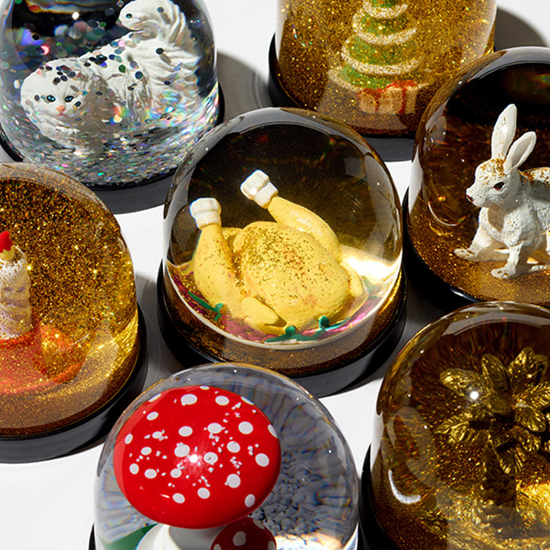 &Klevering / アンドクレベリン】Wonder Ball Palmtree gold スノー