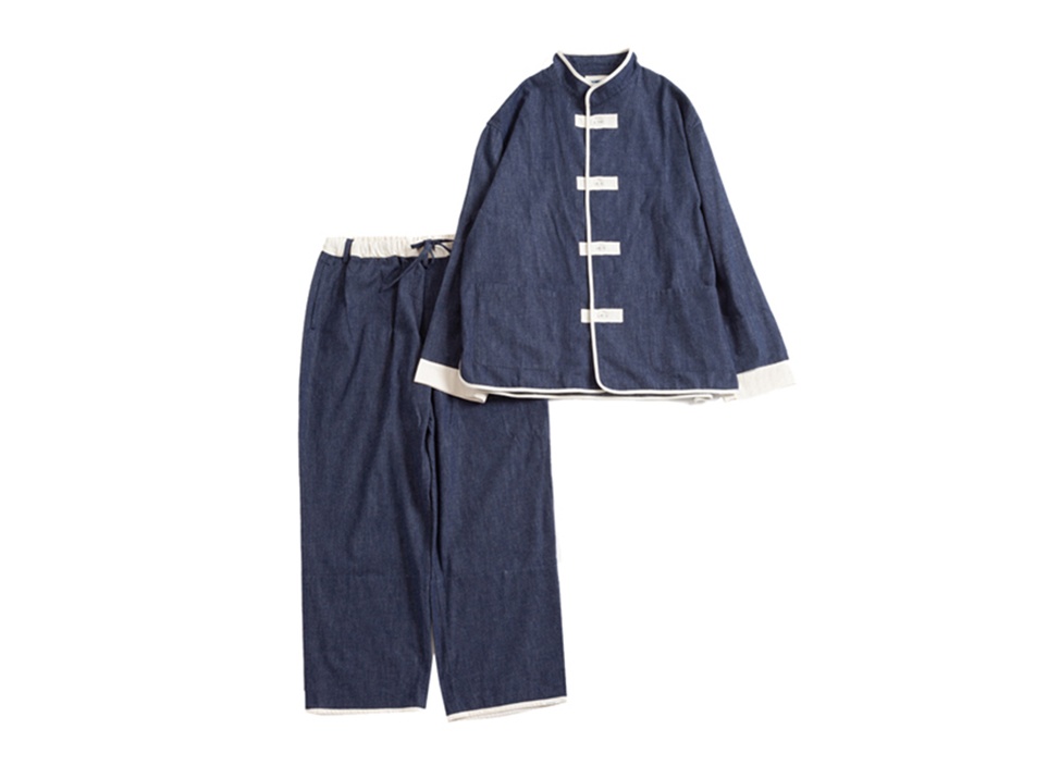 NOWHAW /ノウハウ】“kung-fu” pajama #denim（1）/ unisexの商品詳細