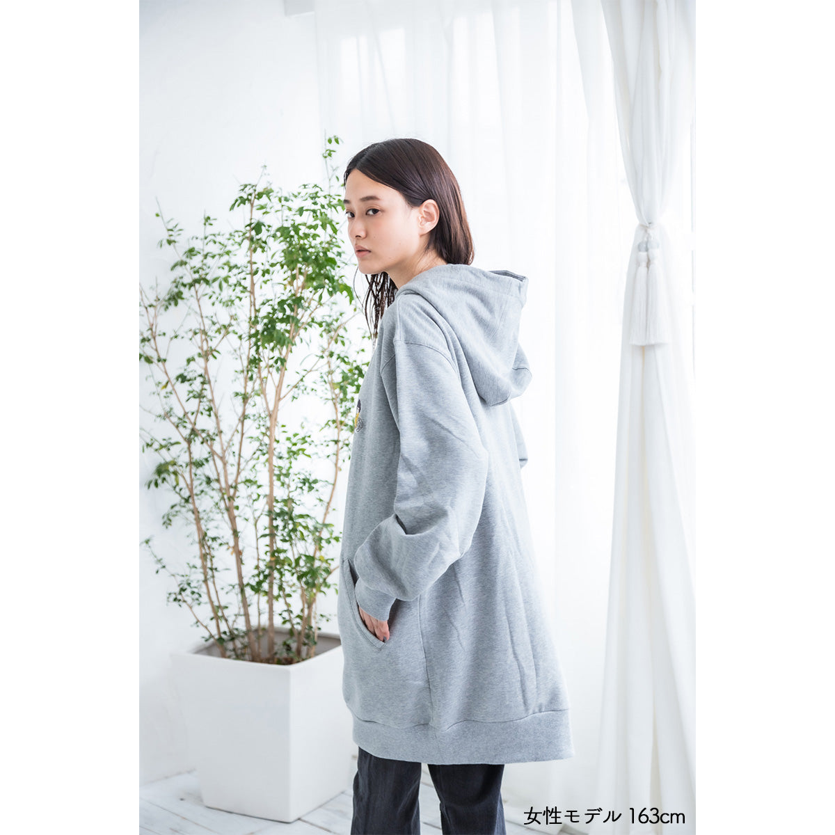 cielkocka】ロングパーカー