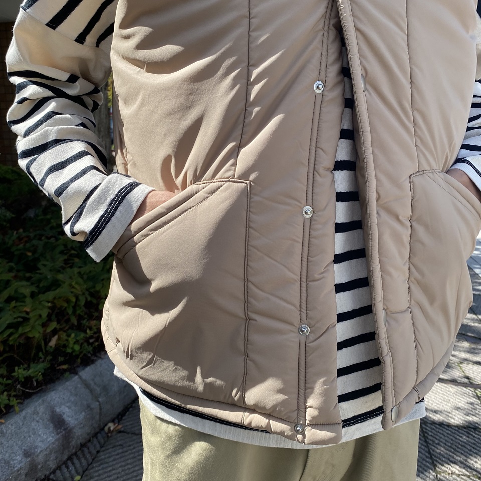 nonnative】ノンネイティブ ＜TROOPER PUFF VEST NYLON TAFFETA