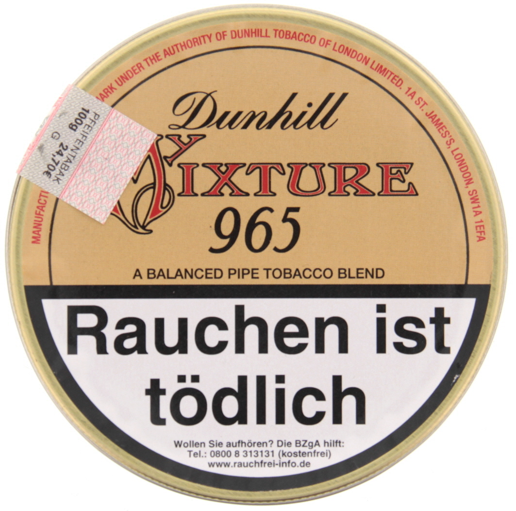 Dunhill Pipes Pipe Tobacco My Mixture No. 965 100g | Cigarworld.de