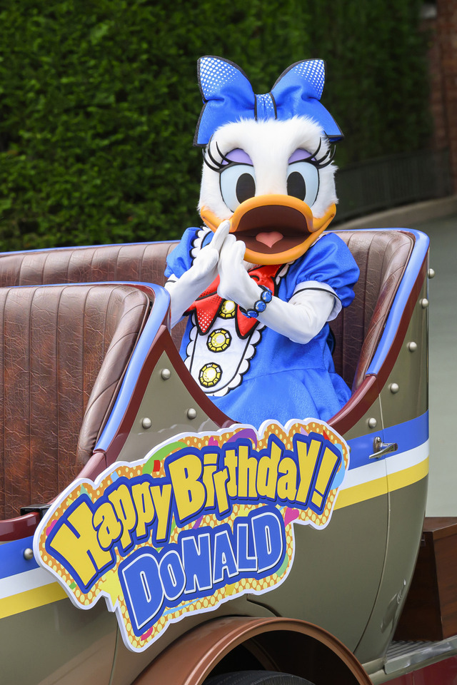 ディズニー】ドナルドのバースデーをパレードルートで一緒にお祝い