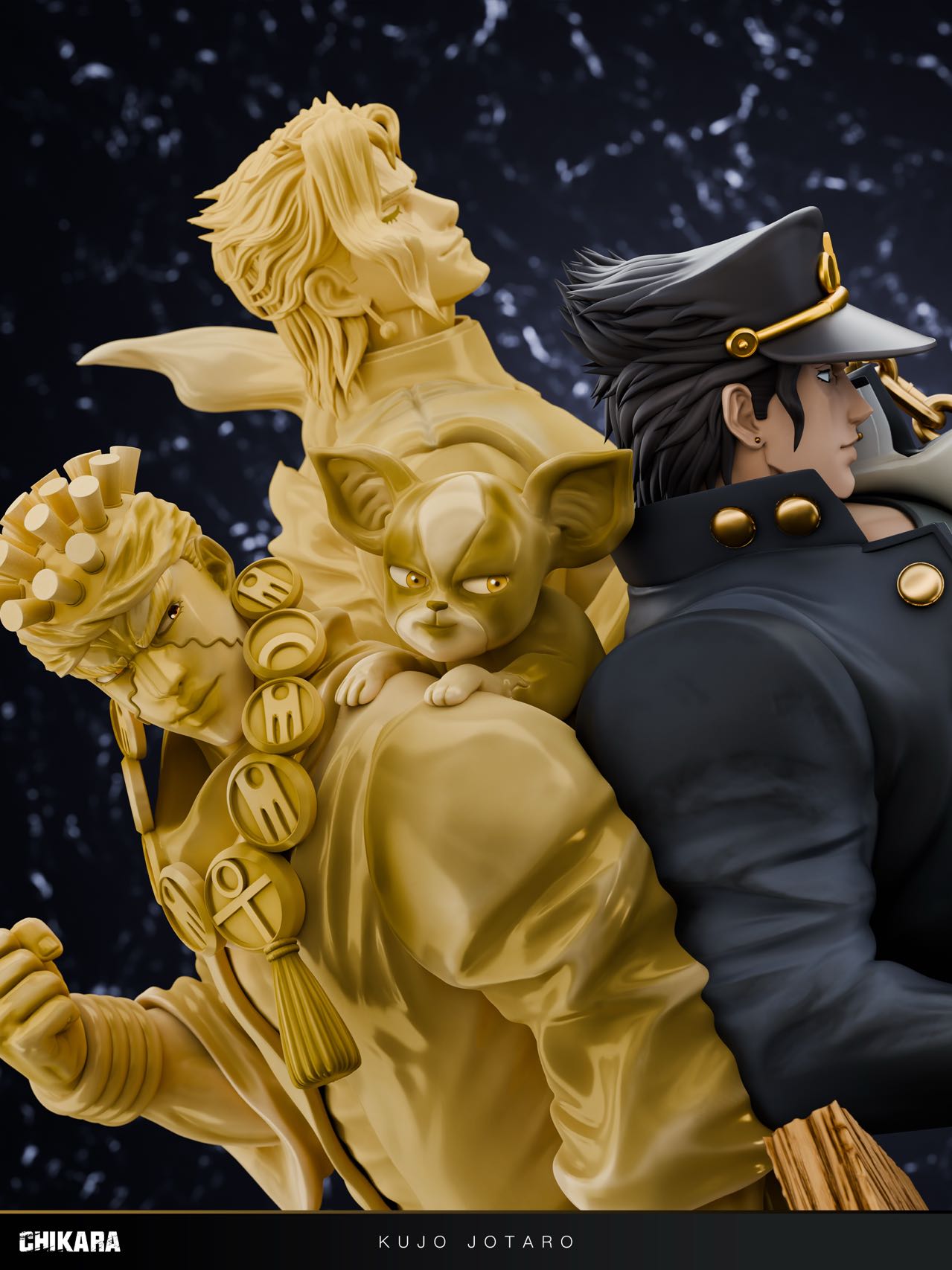 JoJos Bizarre Adventure Chikara Studio Kujo Jotaro Memories Resin