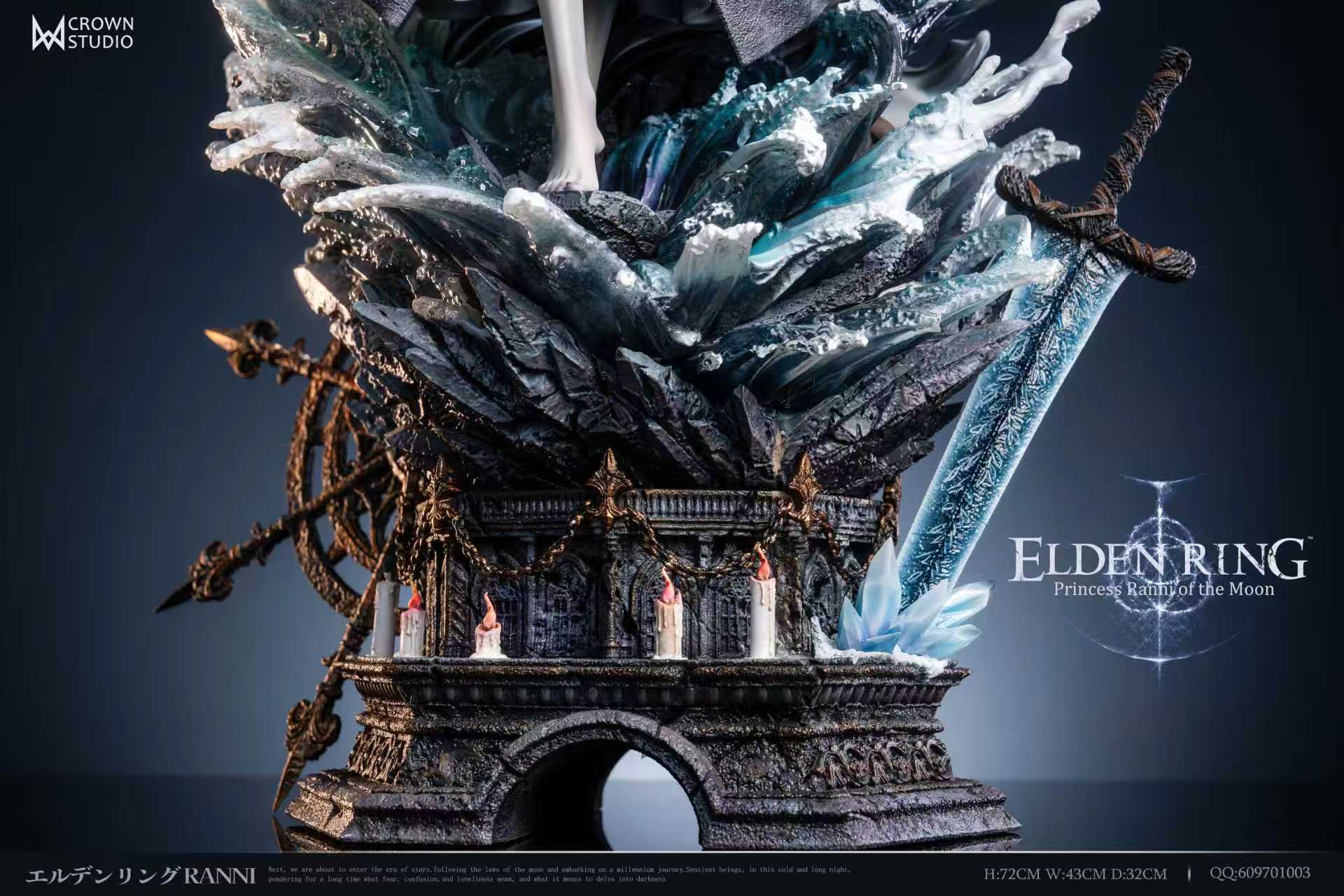 Elden Ring Crown Studio Ranni Resin Statue – ClubHouse Statues