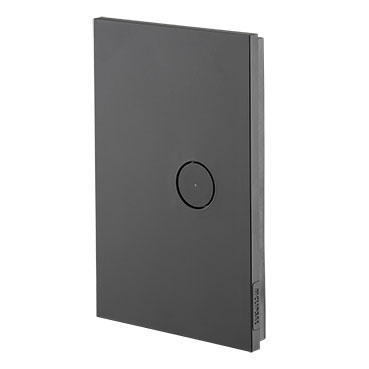 Zen Black | Saturn Zen Grid and Cover 1 Gang, Less Mechanism