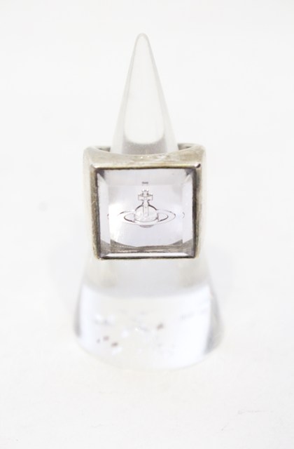 ヴィヴィアンウエストウッド 中古 / Glass Squear リング M（約16号