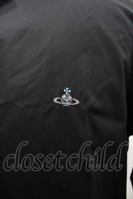 ヴィヴィアンウエストウッド MAN 中古 / 単色オーブ刺繍長袖シャツ 46