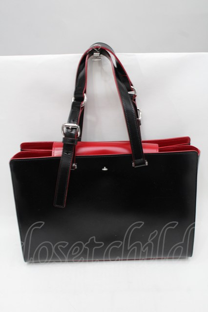 ヴィヴィアンウエストウッド 中古 / SIMPLE TINY ORBトートバッグ 黒x