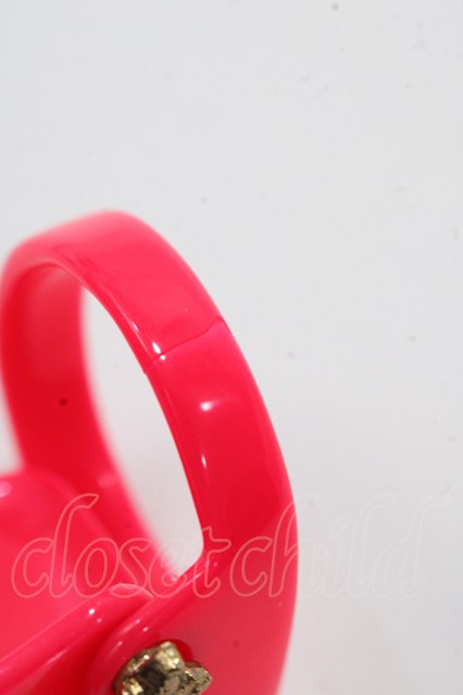 ヴィヴィアンウエストウッド 中古 / レジンアーマーリング M ピンク Y