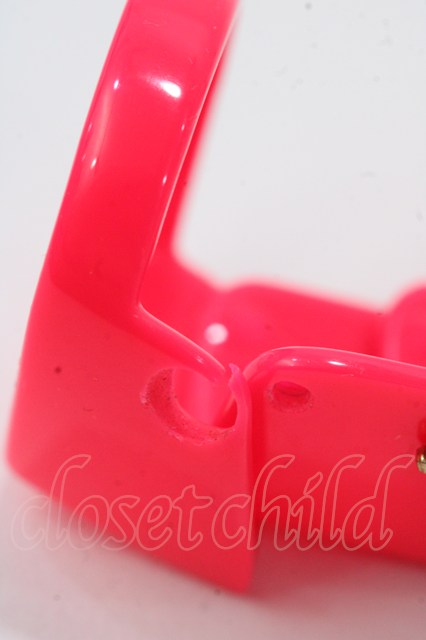 ヴィヴィアンウエストウッド 中古 / レジンアーマーリング M ピンク Y