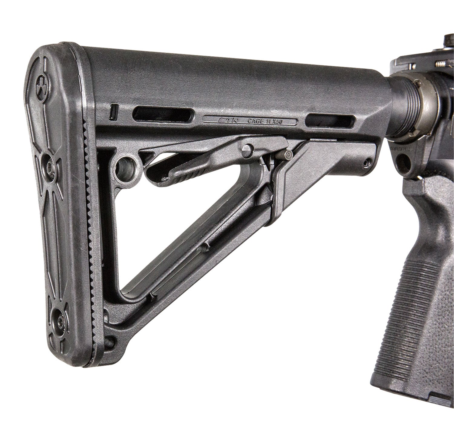 Magpul CTR Stock, Milspec, for M4 / M16 | Black – Clover Airsoft