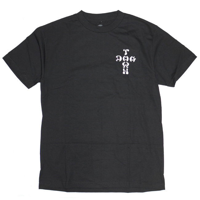 DOGTOWN]-Cross Logo Color Tシャツ-BLACK- | ドッグタウン Tシャツ通販