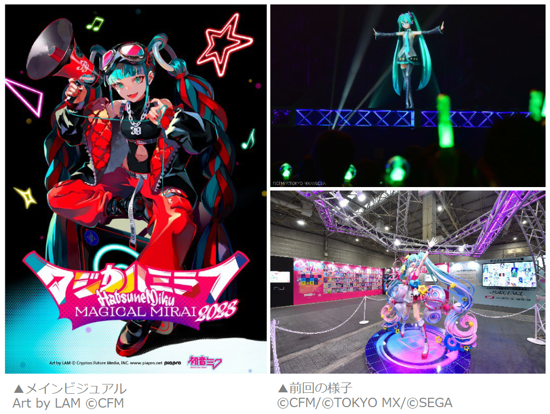 クリプトン｜『初音ミク「マジカルミライ 2023」』ライブ＆企画展の