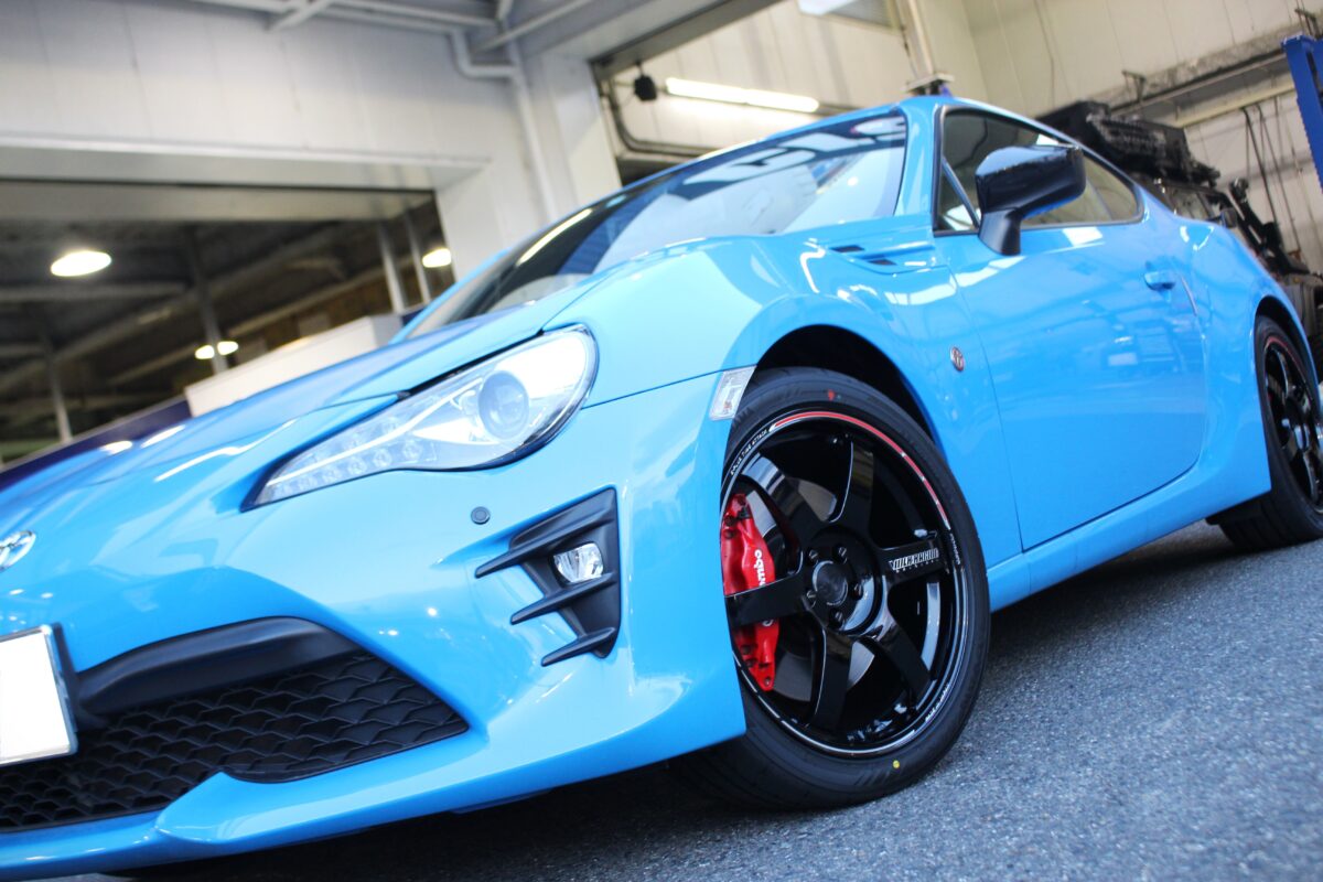 ZN6 86】TE37SAGA S-plusタイムアタックエディション！純正車高で