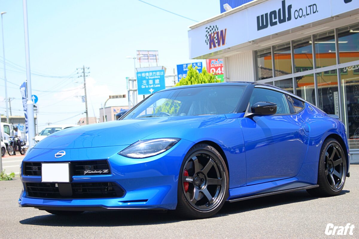 RZ34 」アケボノキャリパー車に19インチのTE37 SAGA S-Plus を装着